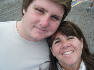 Sam and his mom, Judy.